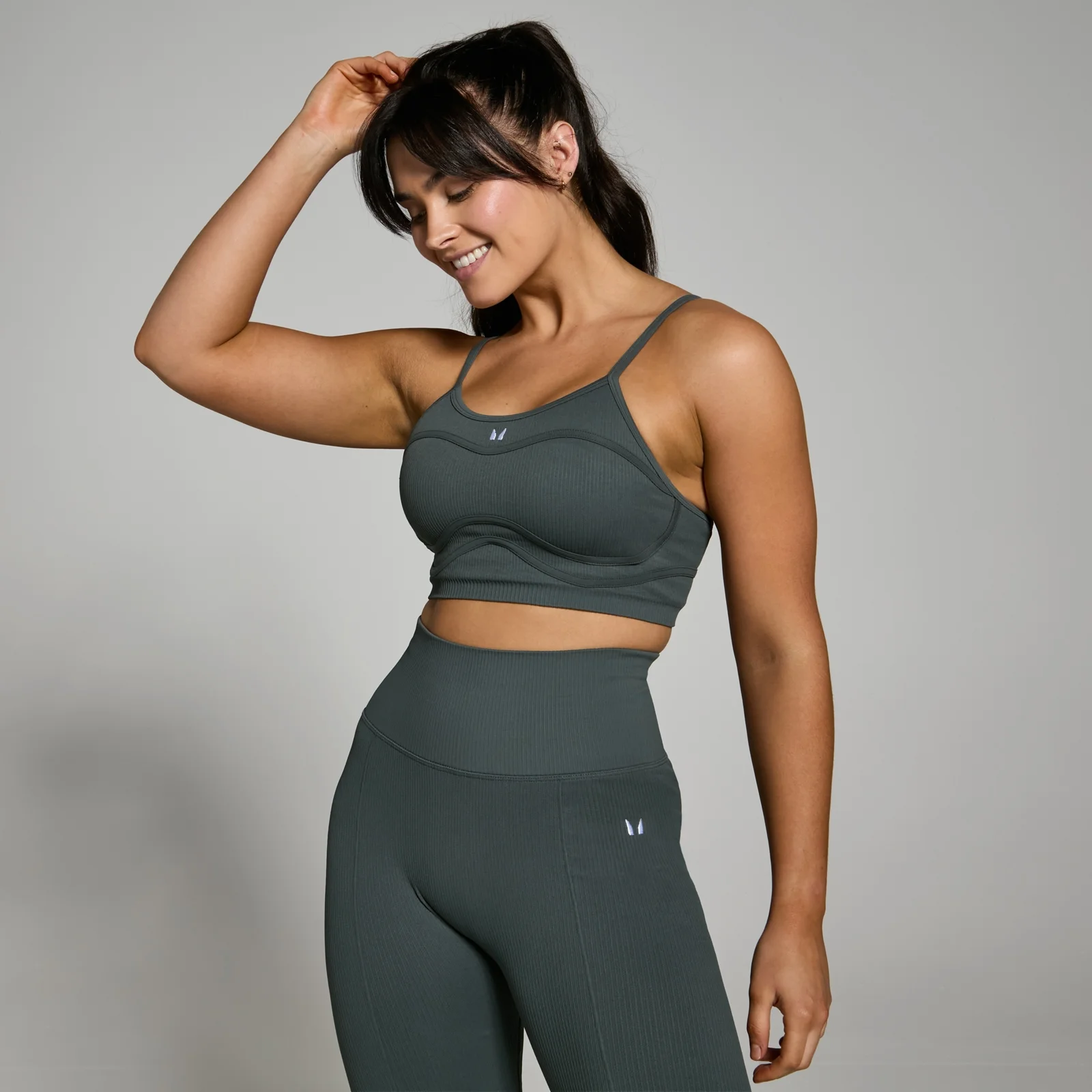 حمالة صدر Lifestyle نسائية مضلعة MP - ظل داكن - XS الصورة 1