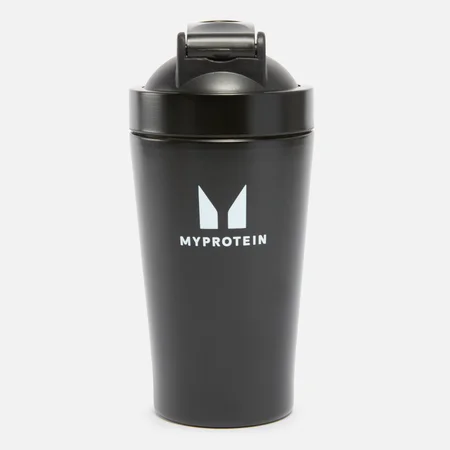 زجاجة خفق معدنية صغيرة من Myprotein - لون أسود