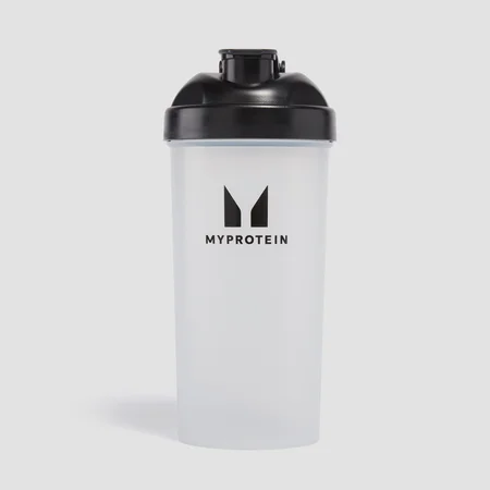 زجاجة خفق بلاستيكية من Myprotein - شفافة/ لون أسود