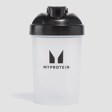 زجاجة خفق بلاستيكية صغيرة من Myprotein - شفافة/ لون أسود
