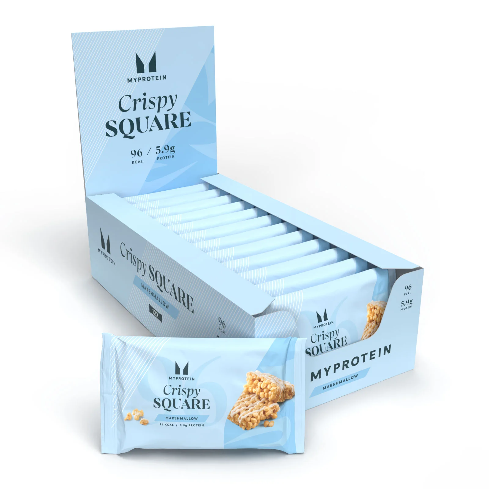 Myprotein Crispy Square - 6 x 30g - شوكولاتة الصورة 1