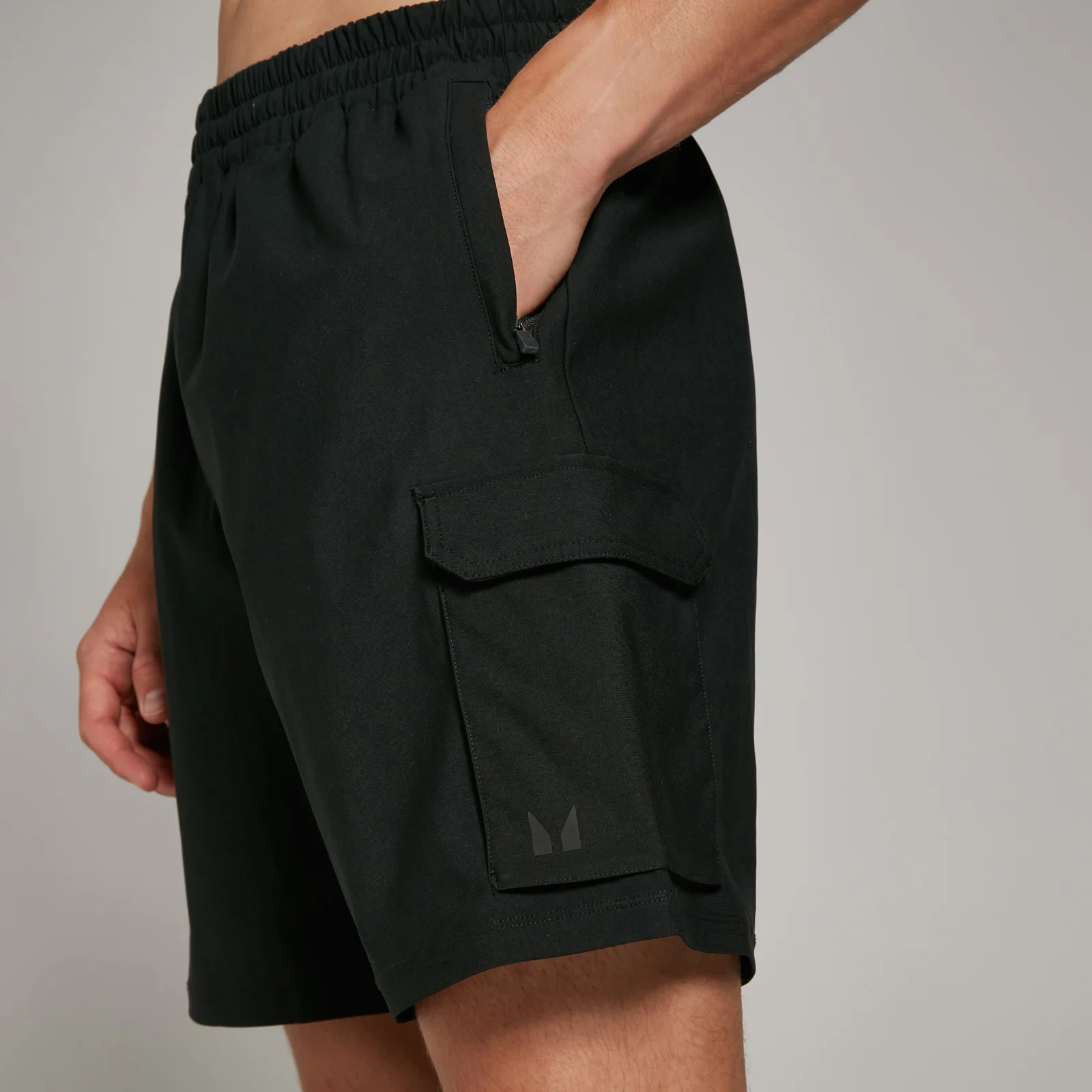 شورت رجالي Tempo Woven Cargo من MP - أسود - XS الصورة 1