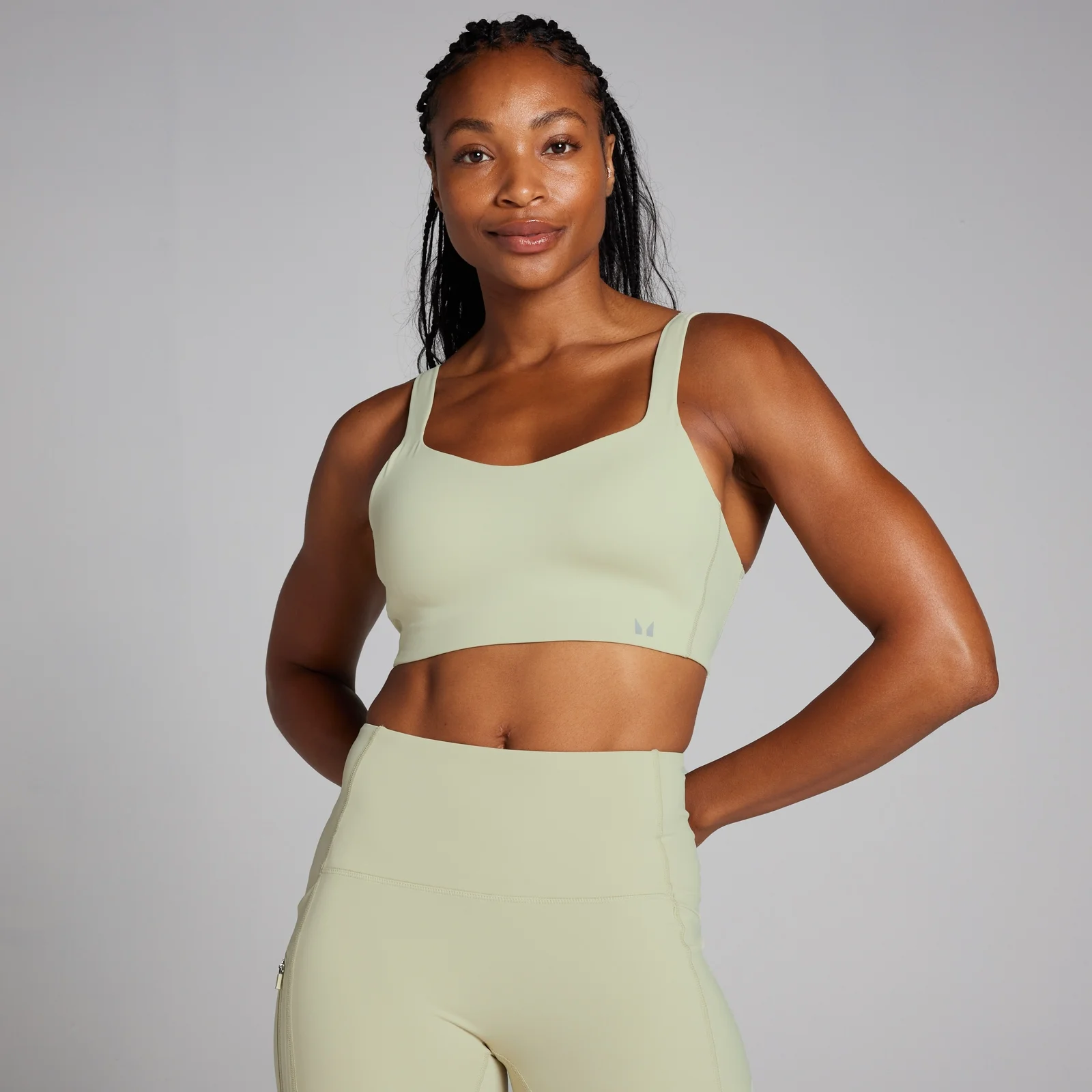 حمالة صدر رياضية نسائية Velocity Ultra Bonded من MP - لون Warm Sage - XL الصورة 1