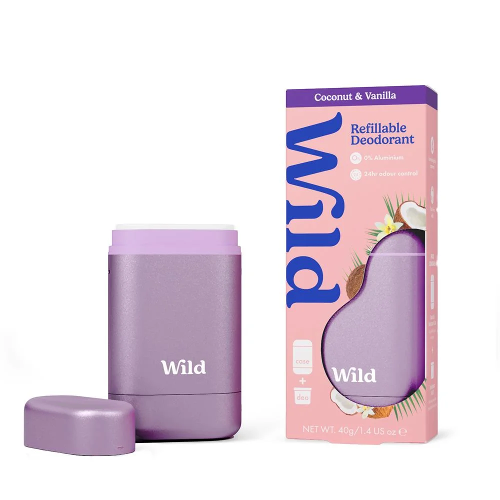 Wild Coconut and Vanilla Deodorant in Purple Case 40g الصورة 1