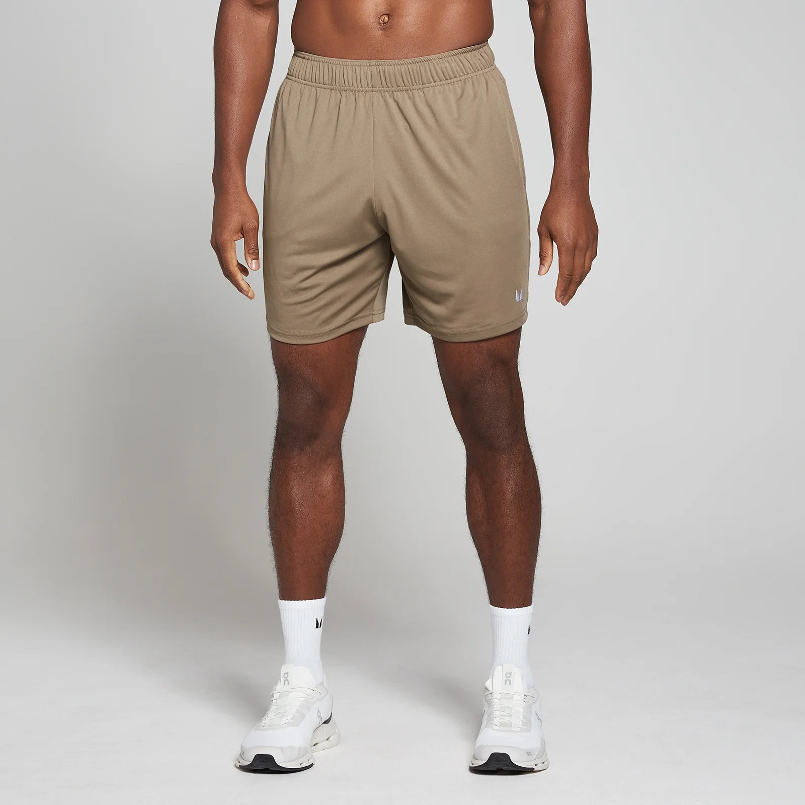 MP Men's Lightweight 7 Inch Training Shorts - Soft Brown - L الصورة 1