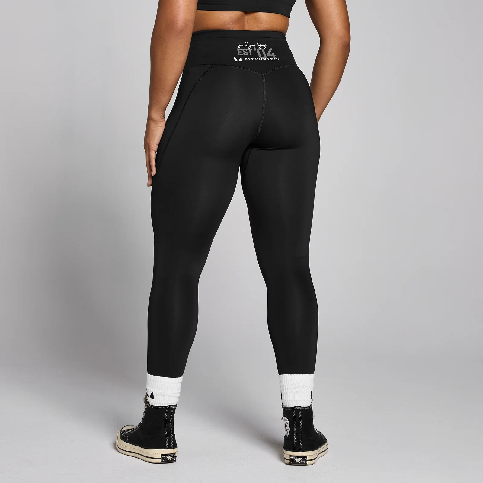 MP Women's Origin Graphic Training Leggings - Black - XS الصورة 1