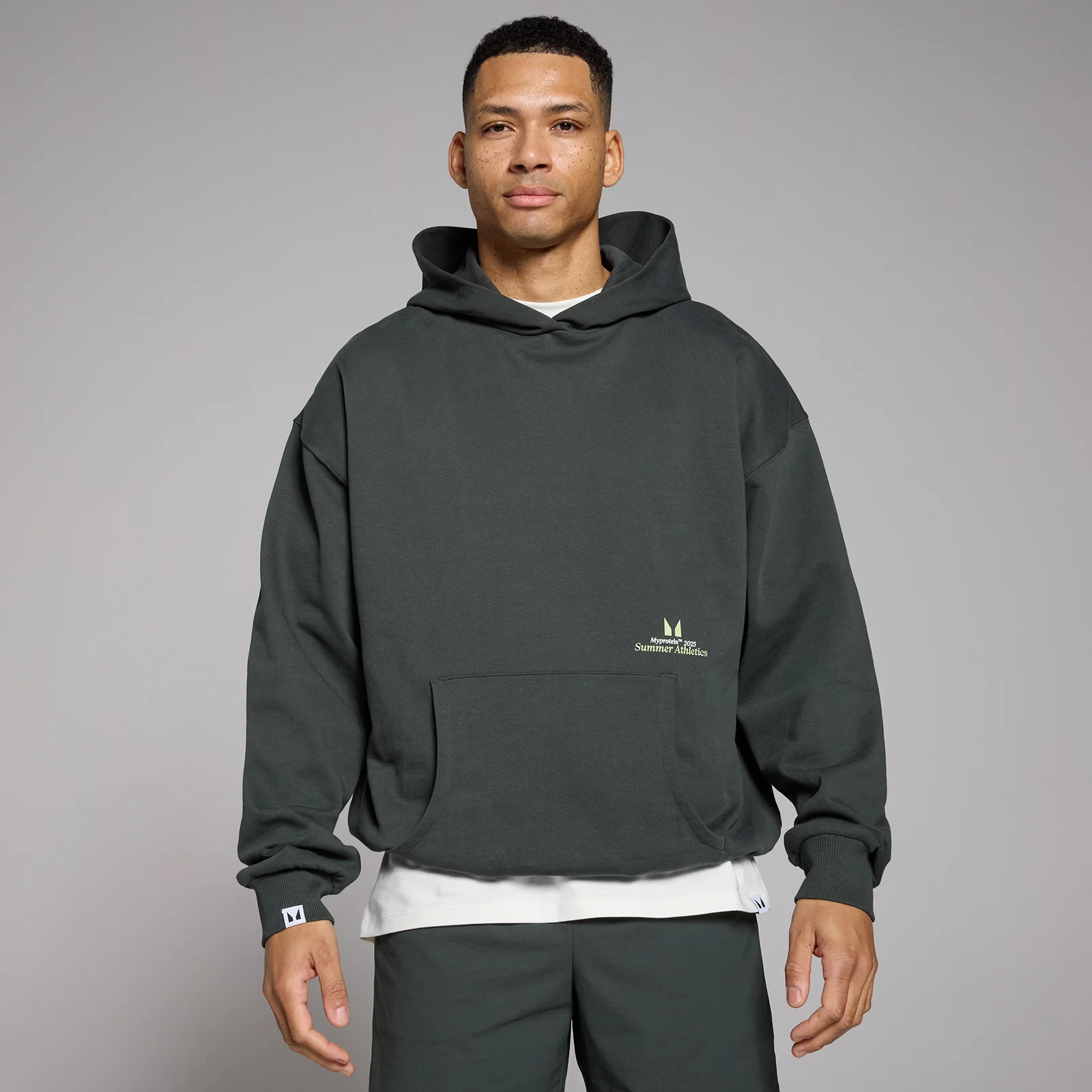 هودي Lifestyle فضفاض من MP - لون أسود باهت - L-XL الصورة 1