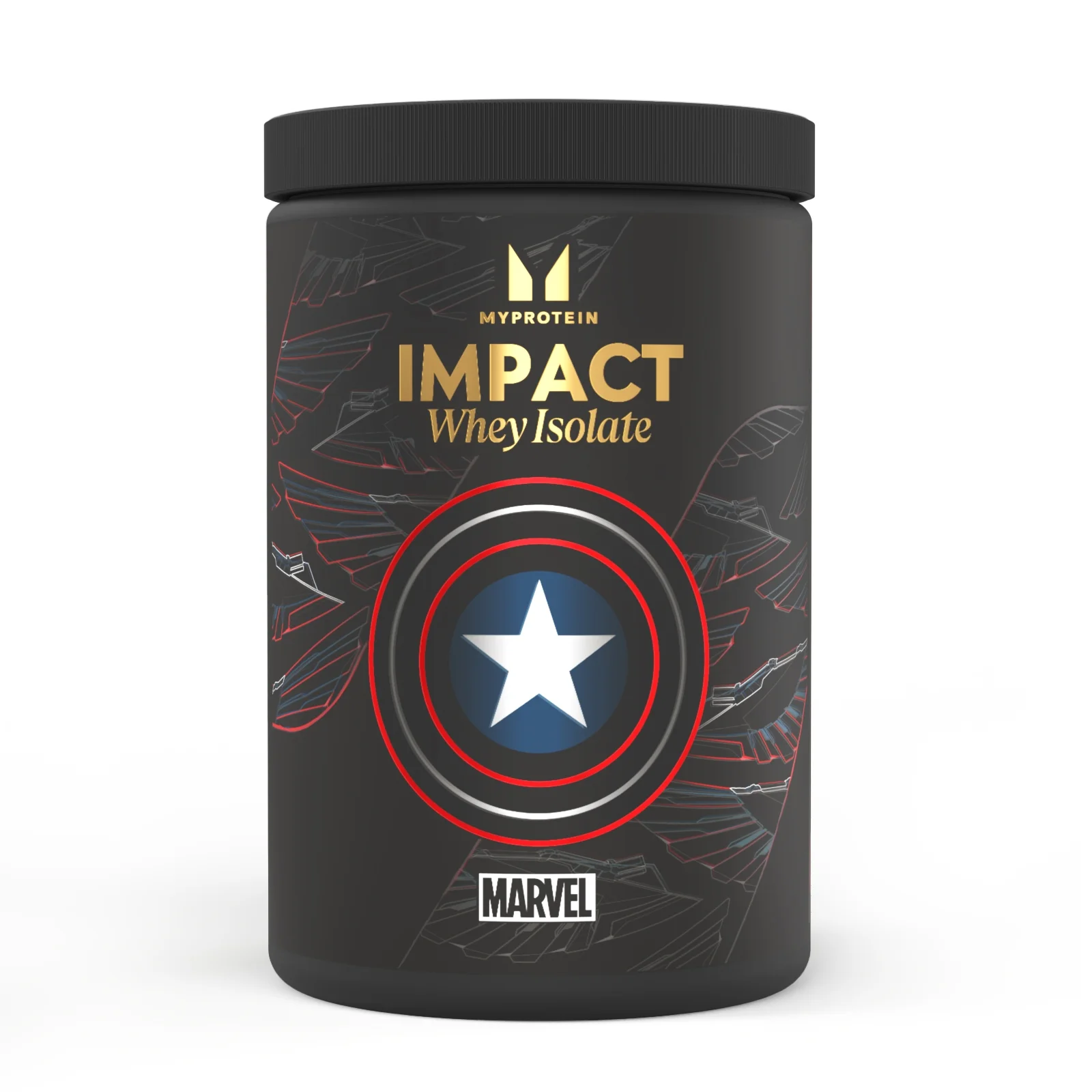 Myprotein Impact Whey Isolate x Marvel (USA) - 17servings - Vanilla Frosting الصورة 1