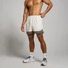 شورت Tempo برسمة عمودين من MP للرجال - لون رمادي مائل للزرقة