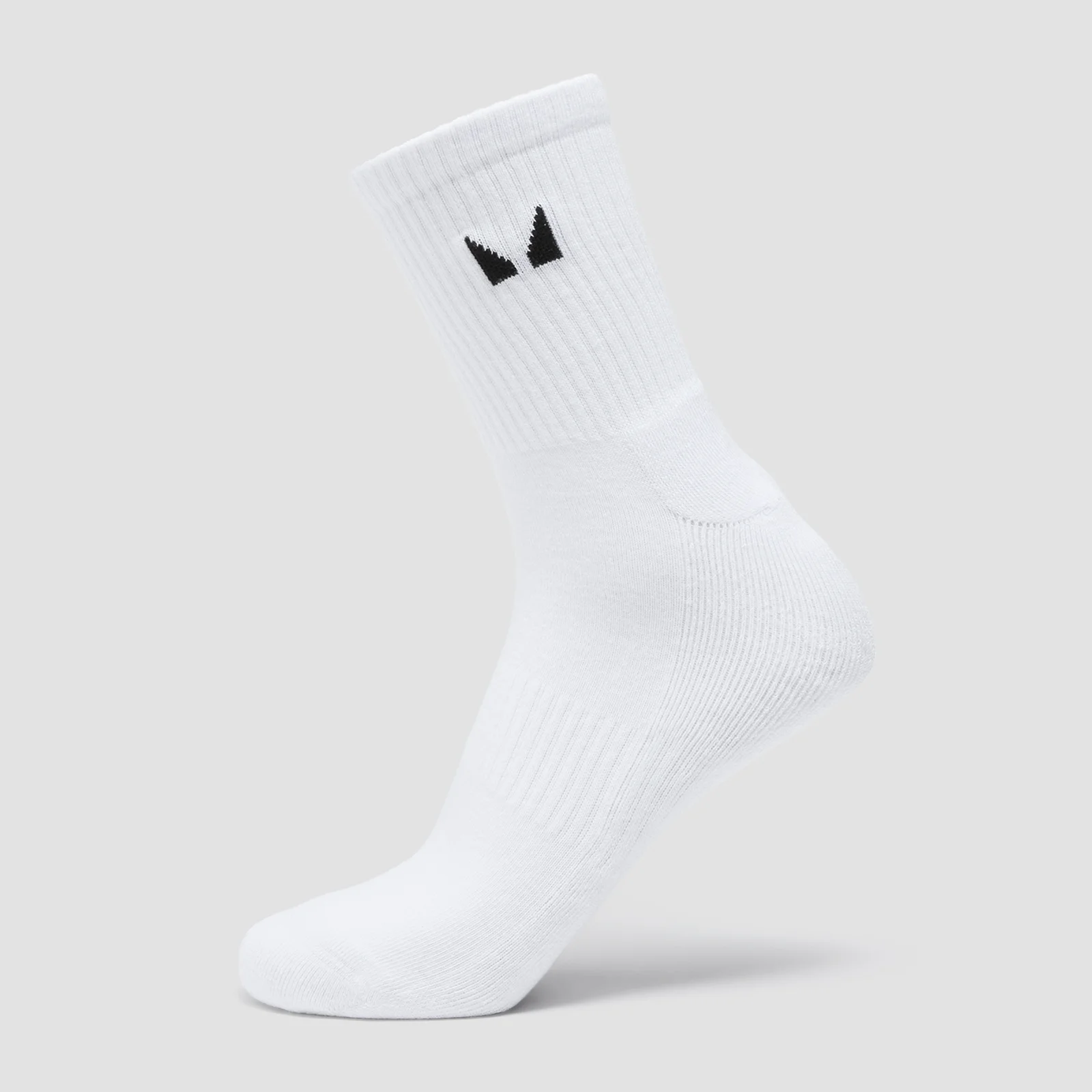 MP Unisex Crew Socks (1 Pack) - White - UK 6-8 الصورة 1