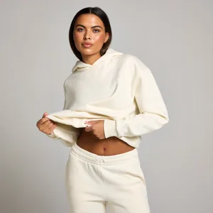 هودي Basics فضفاض من MP للسيدات - لون كريمي ناعم - Size XL