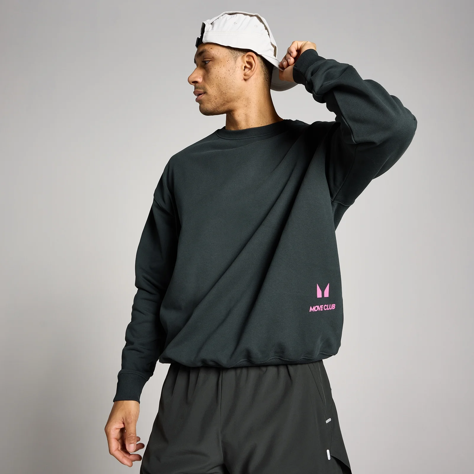 MP Unisex Hybrid Graphic Sweatshirt - Washed Black - L الصورة 1