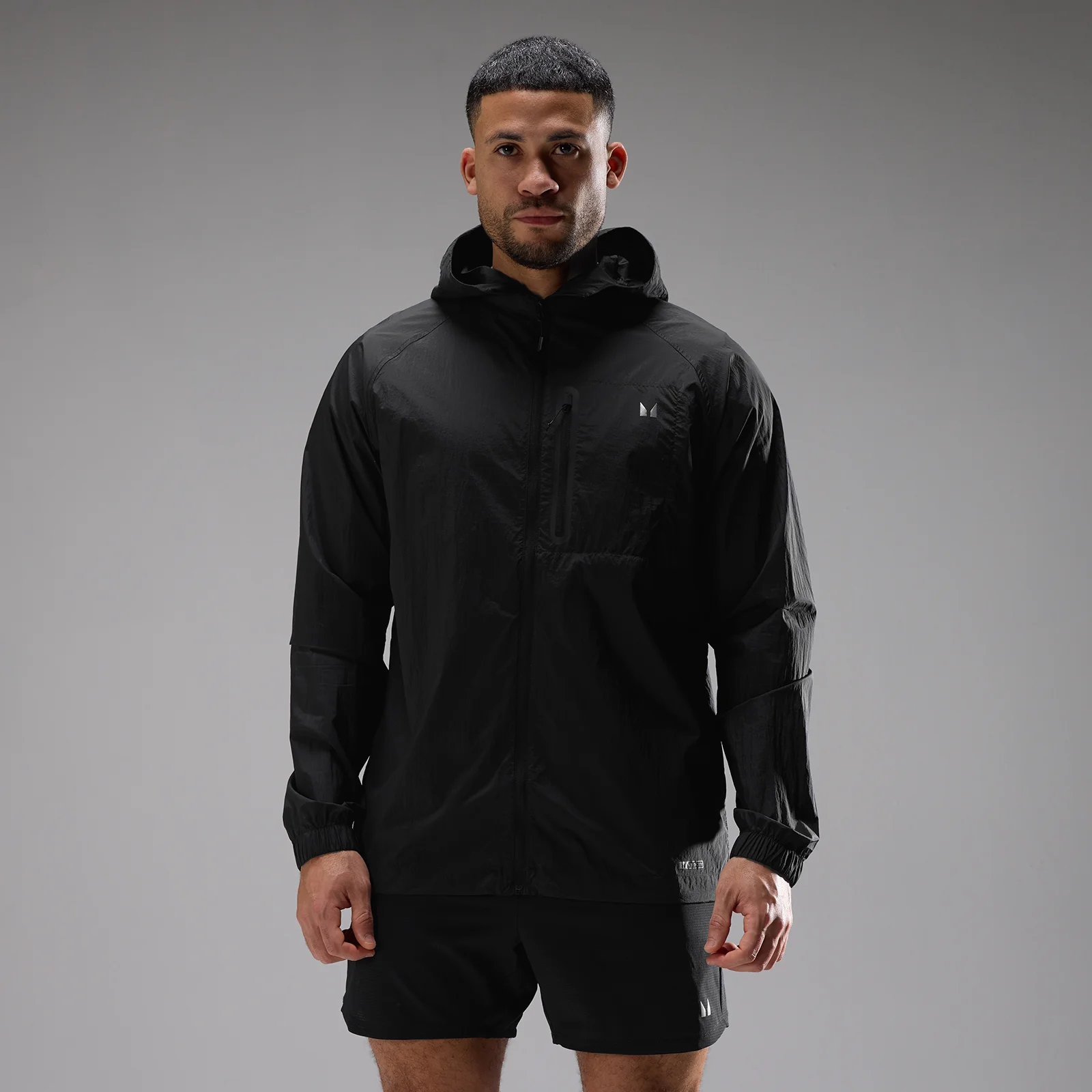 MP Men's Velocity Ultra Lightweight Packable Jacket - Black - XS الصورة 1