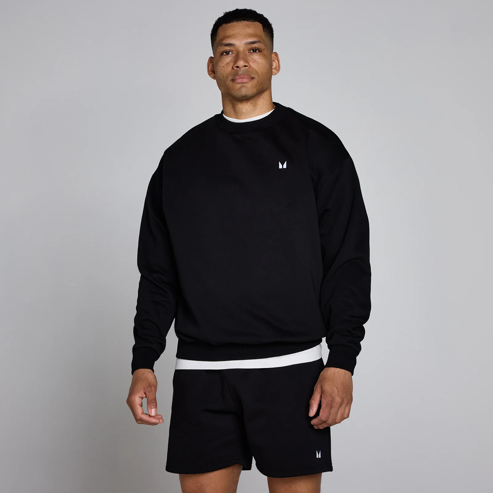 MP Men's Rest Day Oversized Sweatshirt - Black - XXXL الصورة 1
