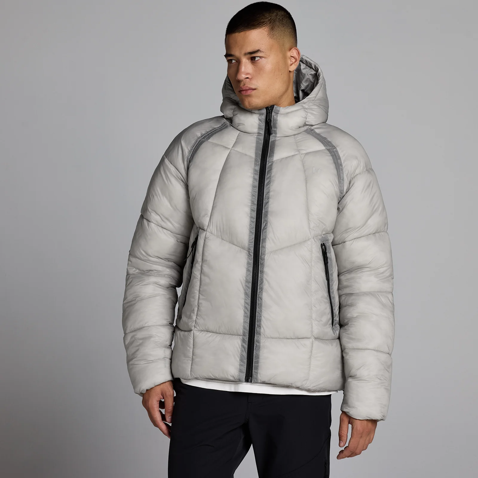 جاكيت MP Translucent Puffer للرجال - رمادي مستدام - XS الصورة 1